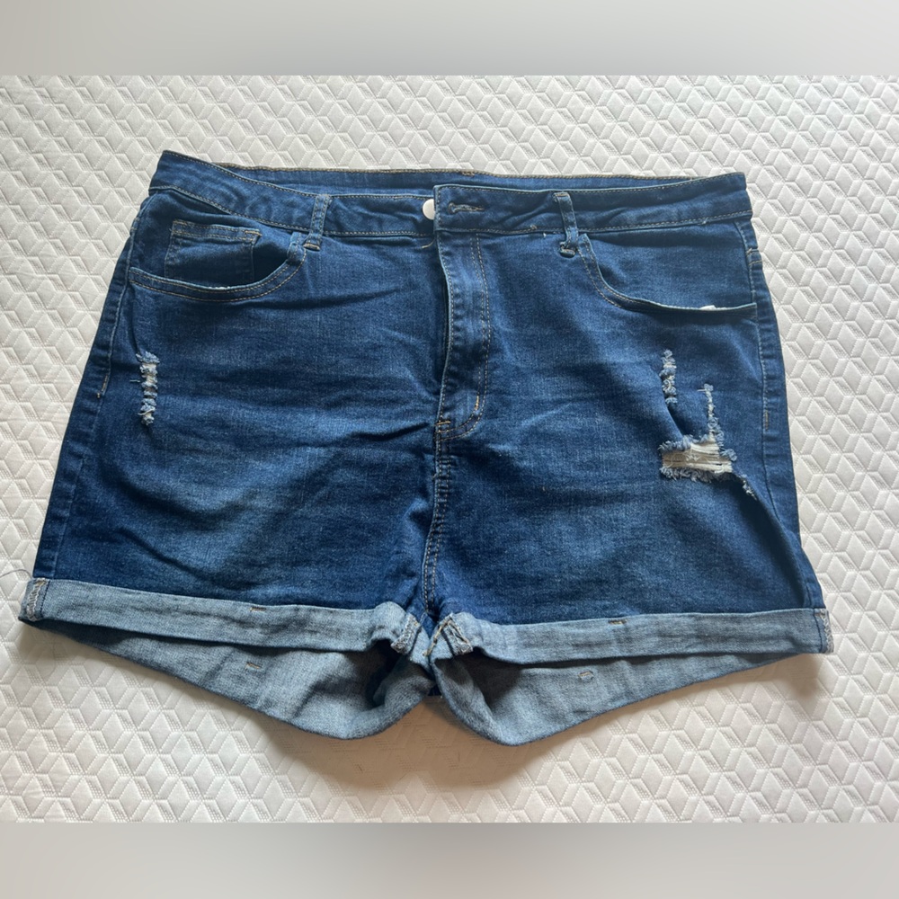 SHEIN Blue Denim Shorts